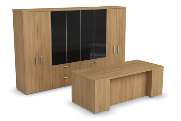 Logiflex - Manhattan Desk & Credenza