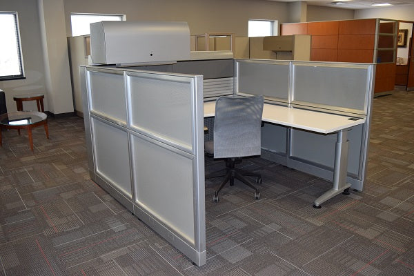 Knoll Currents & Morrison Cubicle Used 6'x6'x48"H