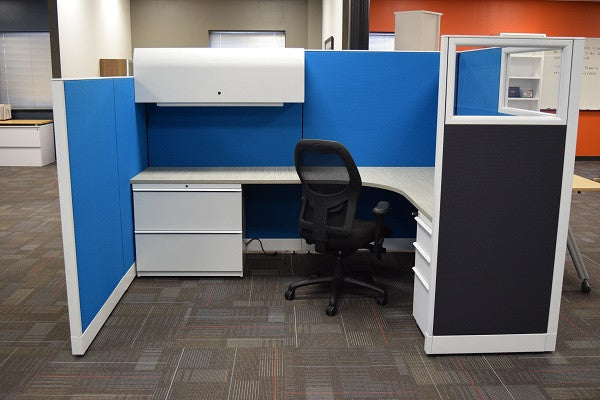 Knoll Morrison Cubicle Re manufactured 8.5'x6.5'x64"H