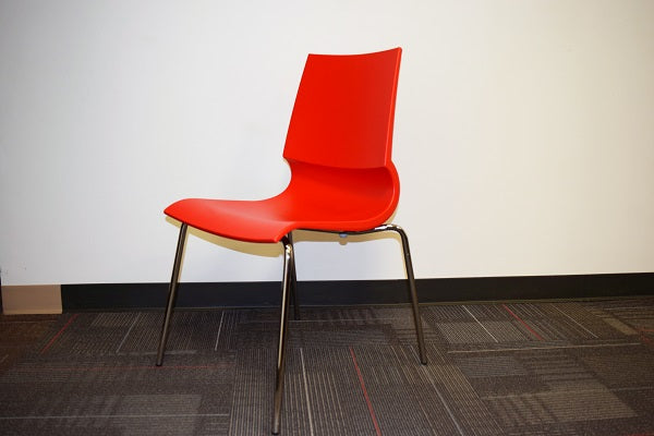 Knoll Red GIGI Stack Chair