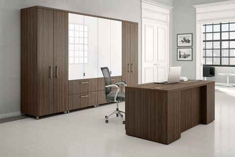 Logiflex - Manhattan Desk & Credenza